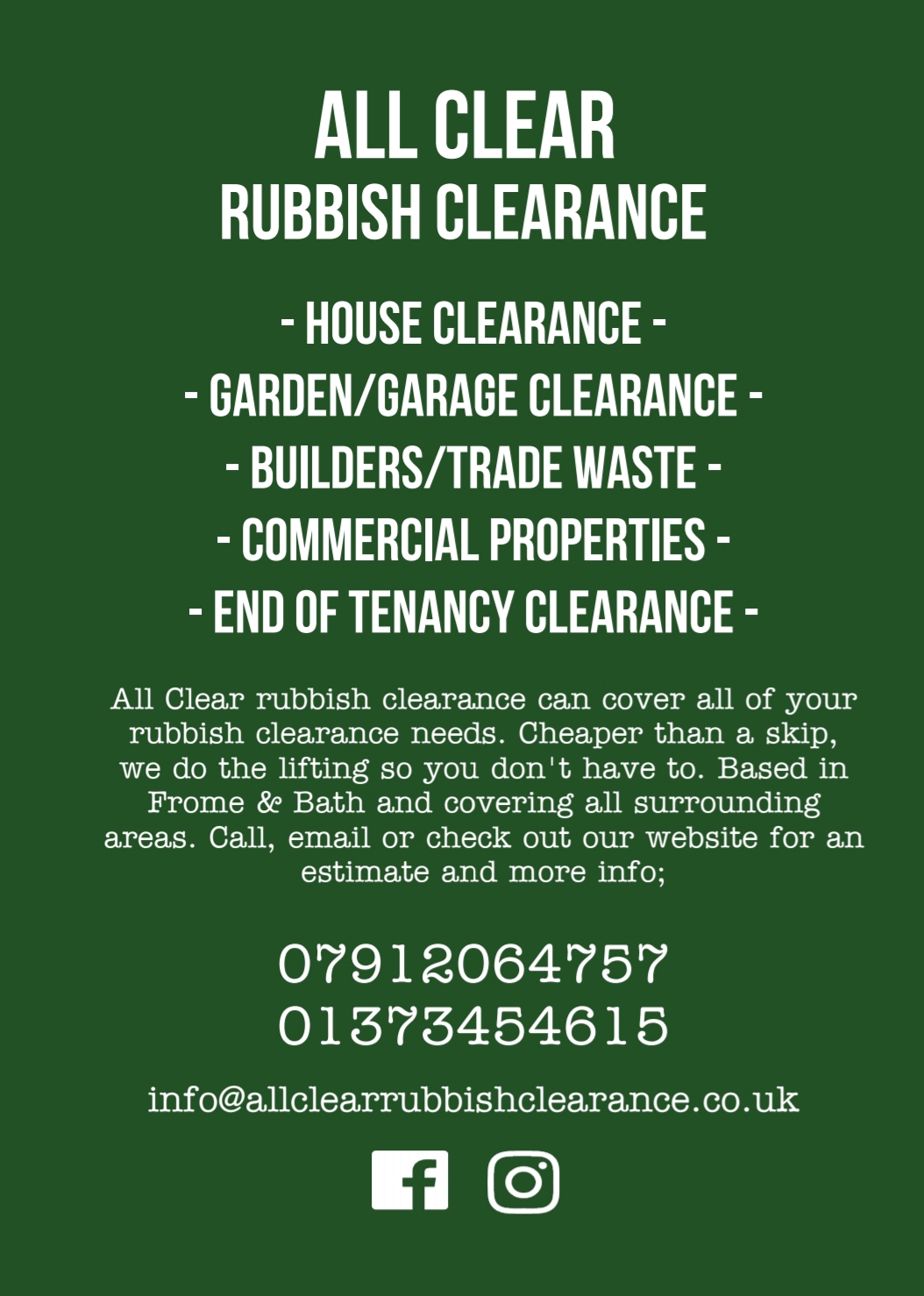Rubbish removal house clearance